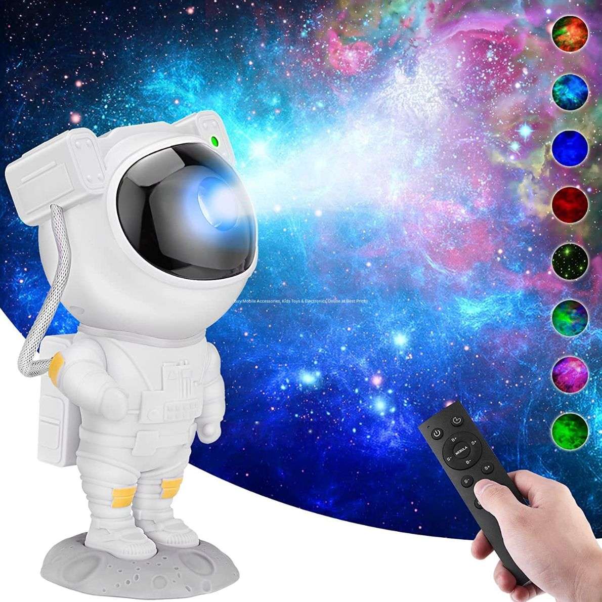 Buy Mobile Accessories, Kids Toys & Electronics Online at Best Prices Astronaut Galaxy Projector Night Light - Image 1