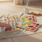 Chocozone Wooden Learning Educational Game Board for Kids, Puzzle Toys for 2 Years Old Boys & Girls (Alphabets, Numbers & Shapes) - Image 3
