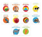 My First Library: Boxset of 10 Board Books for Kids (Pack 1) | Includes ABC, Numbers, Shapes, Colors, Wild Animals, Farm Animals & Pets, Birds, Fruits, Vegetables & Transport | Early Learning Board Books for Babies, Toddlers & Preschoolers | Ages 0-3 Years - Image 3